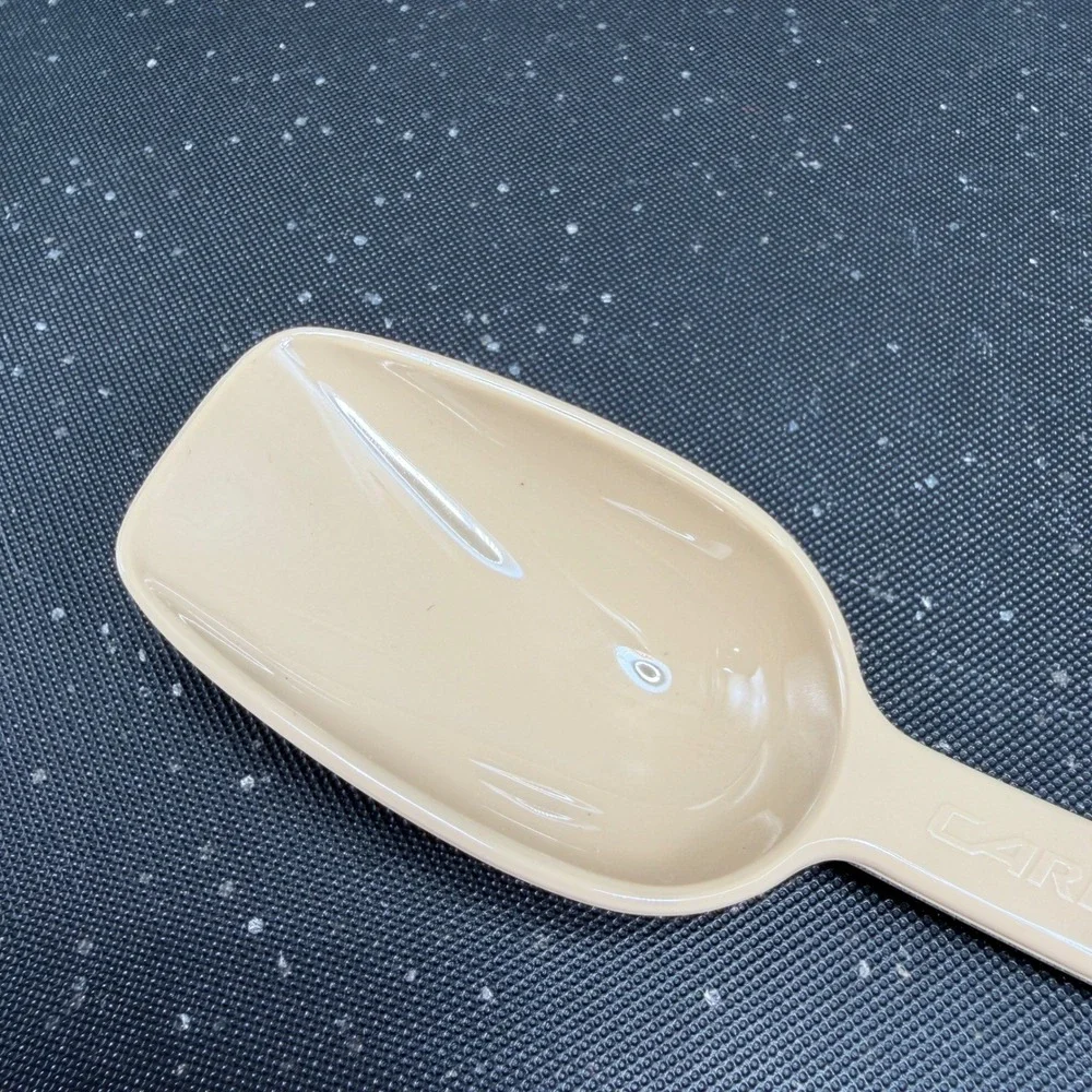 Carlisle 10inch Tan Salad Bar Serving Spoons 3/4 oz Portion Control Set of 4